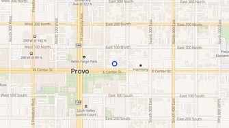 Map for Harman House Apartments - Provo, UT