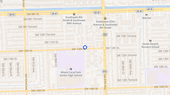 Map for Overture Dadeland Apartments - Miami, FL