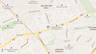 Map for The Shell - Arlington, VA