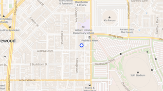 Map for 626 South Osage Avenue - Inglewood, CA