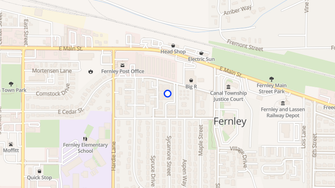 Map for Willow Springs Apartments - Fernley, NV