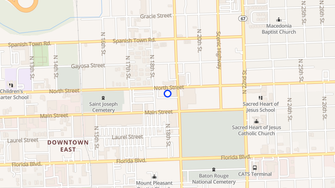 Map for The Corona Apartments - Baton Rouge, LA