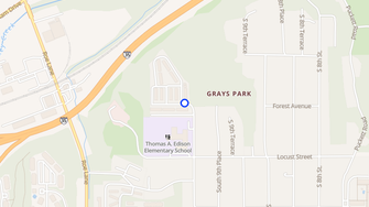 Map for Grays Park Apartments - Kansas City, KS