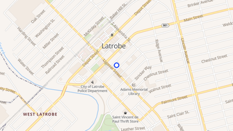 Map for Laurel Highlands Village - Latrobe, PA