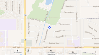 Map for 22135 Rockingham Rd Richton Park IL 60471 - Richton Park, IL