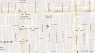 Map for 6400 S Rockwell St - Chicago, IL
