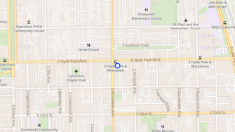 Map for 1215 E. Hyde Park Blvd - Chicago, IL