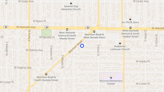 Map for 3552 Morrison Rd. - Denver, CO