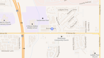 Map for Graceland Farms Apartments - Memphis, TN