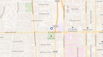 Map for Casa California - Pasadena, CA