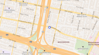 Map for Bridgeway Apartments - Oakland, CA