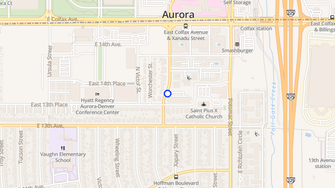 Map for Residences At Hoffman - Aurora, CO