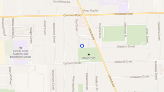 Map for Vista Rose Apartments - Roseville, MI