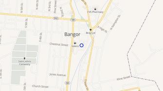 Map for Bangor Elderly - Bangor, PA