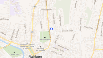 Map for Marshall Street - Fitchburg, MA