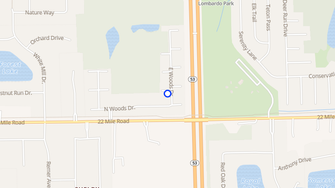 Map for Stonehaven Apartments - Shelby Township, MI