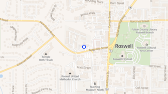 Map for Historic Roswell Place - Roswell, GA