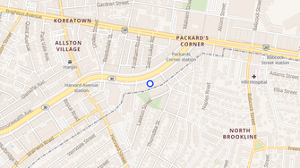 Map for Commonwealth Apartments - Allston, MA