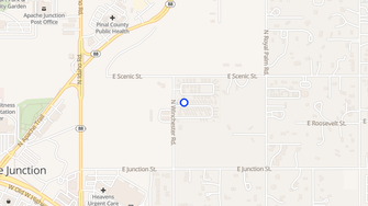Map for Superstition Mobile Village - Apache Junction, AZ