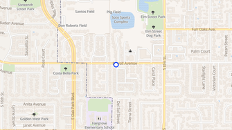Map for California Grandmothers Club Park - Arroyo Grande, CA