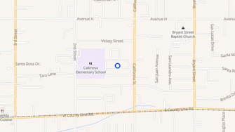 Map for Valley Breeze Mobile Home Park - Yucaipa, CA