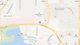 Map for Sparks Marina RV Park - Sparks, NV