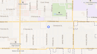 Map for Gibbs Trailer Park - Fallon, NV