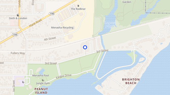 Map for Jefferson Park Apartments - Menasha, WI