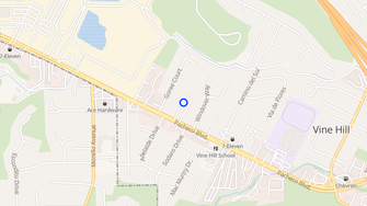 Map for Glenbrook Apartments - Martinez, CA