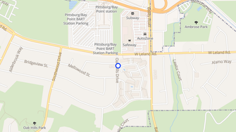 Map for Oak Hills Apartments - Pittsburg, CA
