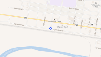Map for Greenwood Apartments - Holbrook, AZ