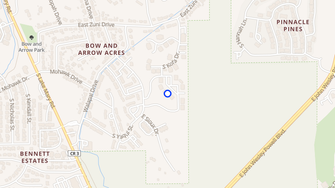 Map for Oakwood Village Apartments - Flagstaff, AZ