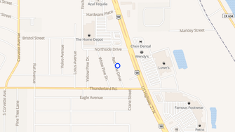 Map for Pine Village Apartments - Sebring, FL
