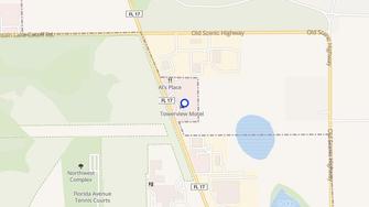Map for Tower View Motel - Lake Wales, FL
