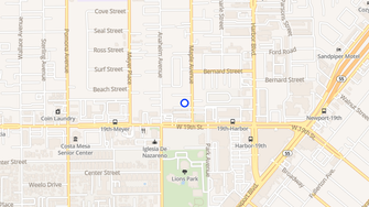 Map for Maplewood Apartments - Costa Mesa, CA