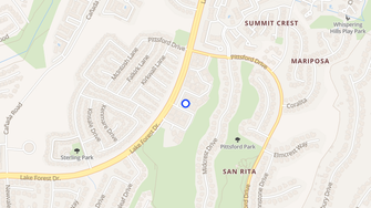 Map for Ridgecrest Apartments - Lake Forest, CA