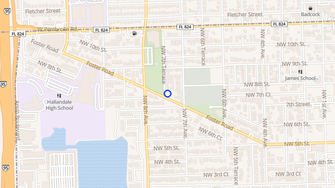 Map for Cox Gardens - Hallandale, FL