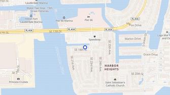 Map for Harbour Point Villas and Docks - Fort Lauderdale, FL