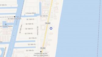 Map for Ocean Colony Condominium Association - Pompano Beach, FL