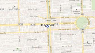 Map for Hollywood Station Residences - Hollywood, FL