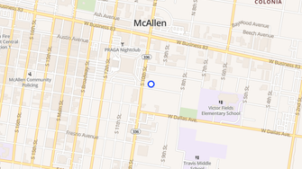 Map for Texas Apartments - McAllen, TX