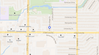 Map for University Village Apartments - Richardson, TX