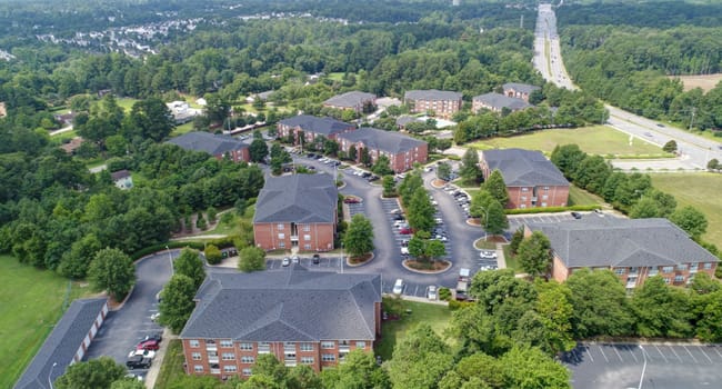 Aerial View of Wynslow Park Apartments in Raleigh, NC