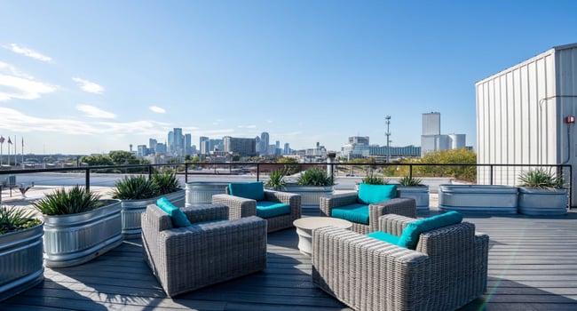 Sky Lounge with Downtown Views