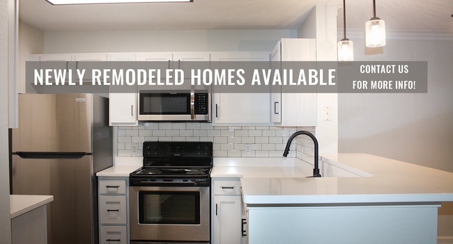 Newly Remodeled Homes Available